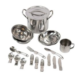 4 Person Stainless Steel Cooking Set