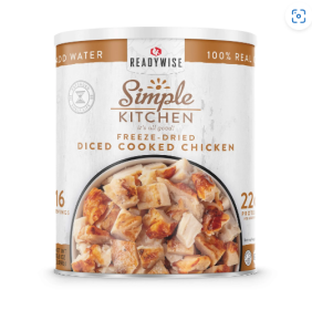 Simple Kitchen FD Diced Chicken - 16 Serving Can