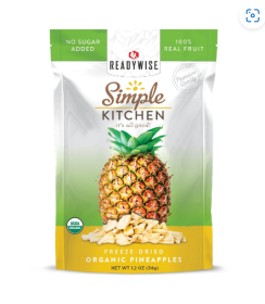 6 CT Case Simple Kitchen Organic FD Pineapple