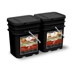 240 Serving Package - 40 lbs - Includes: 1 - 120 Serving Entrée Bucket and 1 - 120 Serving Breakfast Bucket