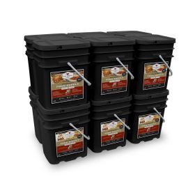 1440 Serving Package - 240 lbs - Includes: 6 - 120 Serving Entrée Buckets and 6 - 120 Serving Breakfast Buckets