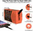 Emergency Hand Crank Radio with LED Flashlight for Emergency, Portable Weather Radio with 2000mAh Power Bank Phone Charger, USB Charged & Solar Power