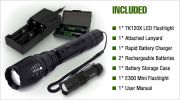 TK120X LED Flashlight Kit