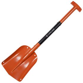 Aluminum Utility Shovel (Color: Orange/Black)