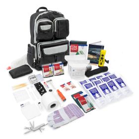 Urban Survival Bug Out Bag (Quantity: 2 Person | No Masks or Colored Box Included)