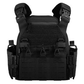 Quick Release Airsoft Weighted Military Breathable Vests (Color: BLACK)