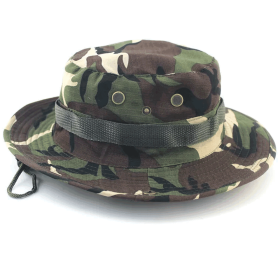 Military Wide Brim Boonie Bucket Hat (Option: Army Green Camo)