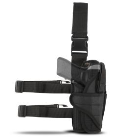 Tactical Drop Leg Thigh Gun Holster (Option: Black)