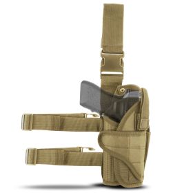 Tactical Drop Leg Thigh Gun Holster (Option: Khaki)