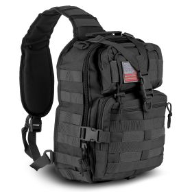 EDC Range Bag - Pistol Sling Bag Backpack (14 Liter) (Option: Black)