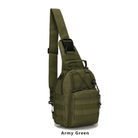 EDC Shoulder Bag - Tactical Chest Sling Bag (5 Liter) (Option: Army green)